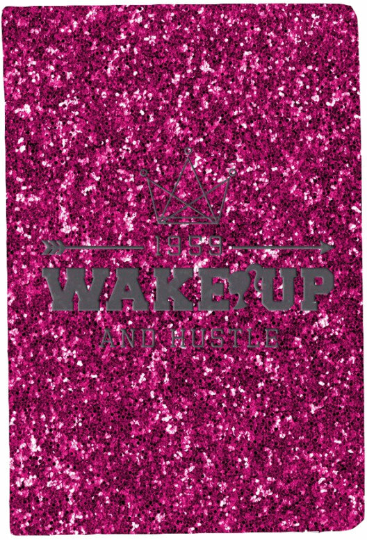Изкуство и творчески комплекти Paso Polska Notebook With Glitter Cover A5 Wake Up