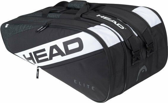Tennis Bag Head Elite 12 Black/White Elite Tennis Bag - 1