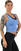 Fitness tričko Nebbia Sporty Slim-Fit Crop Tank Top Light Blue M Fitness tričko