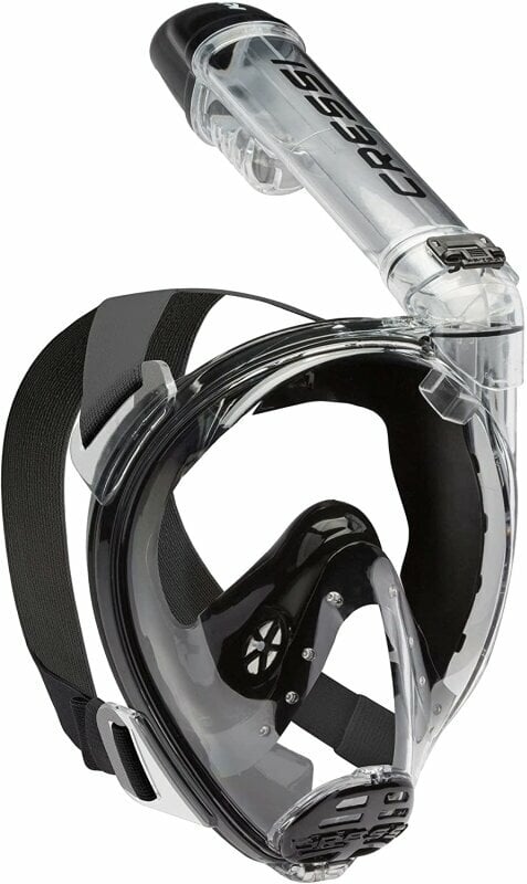Diving Mask Cressi Knight Full Face Mask Black/Clear S/M
