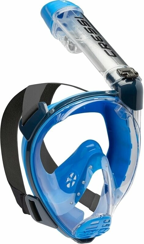 Diving Mask Cressi Knight Full Face Mask Light Blue/Dark Blue M/L (B-Stock) #950426 (Damaged)