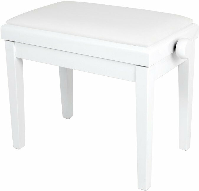 Drewniane lub klasyczne krzesła fortepianowe
 Grand HY-PJ023 White Matte