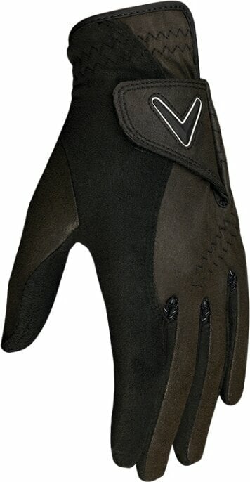 Gloves Callaway Opti Grip Mens Golf Glove Pair Black M/L