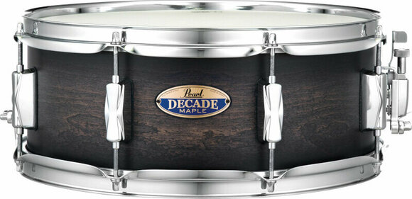 Snare Drum 14" Pearl DMP1455S/C262 Decade Maple 14" Satin Black Burst - 1