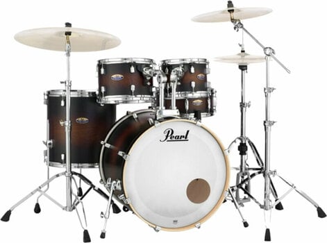 Akoestisch drumstel Pearl Decade Maple DMP925S/C260 Satin Brown Burst - 1