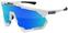 Cyklistické brýle Scicon Aeroshade XL White Gloss/SCNPP Multimirror Blue/Clear Cyklistické brýle