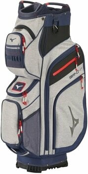 Golf Bag Mizuno BR-D4C Heather Grey/Navy Golf Bag - 1
