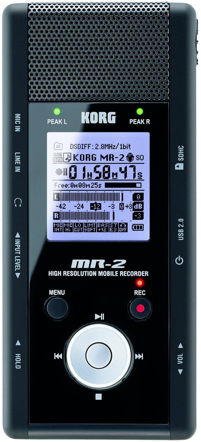 Bärbar digital inspelare Korg MR-2