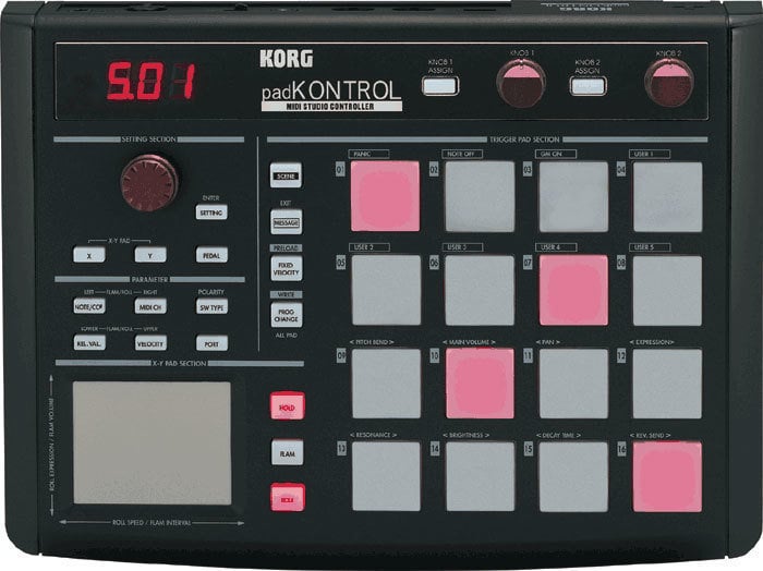 Controler MIDI Korg padKONTROL BK
