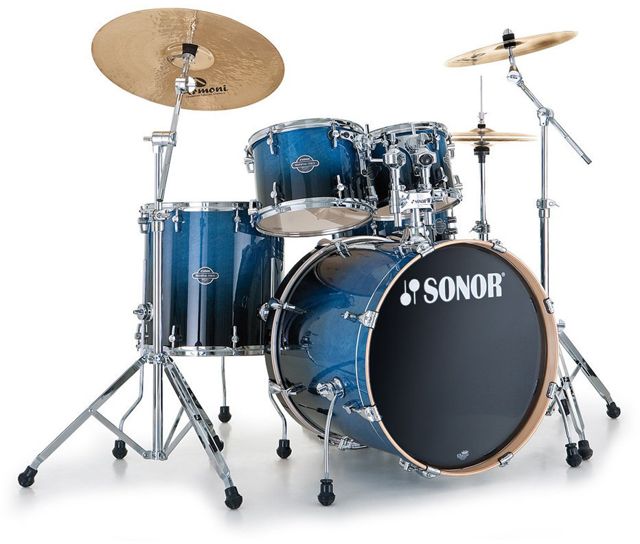 Set akustičnih bubnjeva Sonor Essential Force Stage 1 Blue Fade