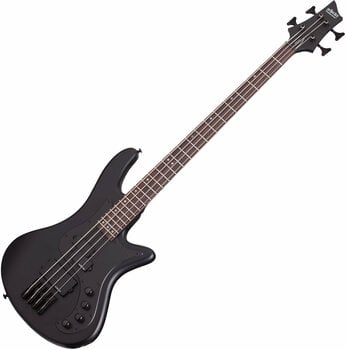 E-Bass Schecter Stiletto Stealth-4 Satin Black - 1