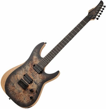 Elektrická gitara Schecter Reaper-6 Charcoal Burst - 1