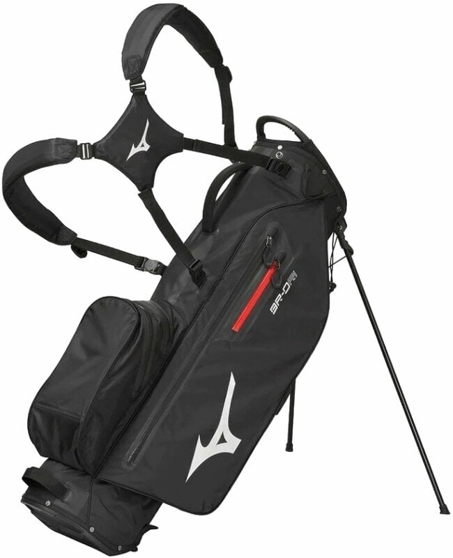 Чантa за голф Mizuno BR-DRI Black/Silver Чантa за голф
