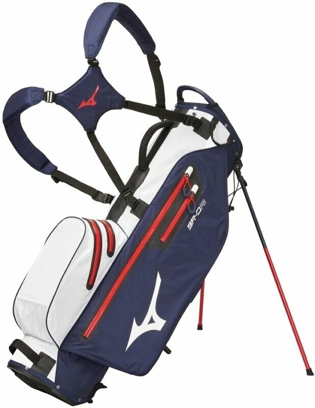 Golf torba Stand Bag Mizuno BR-DRI Navy/White Golf torba Stand Bag