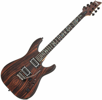 Elektrická kytara Schecter C-1 Exotic Ebony NS Natural Matte - 1