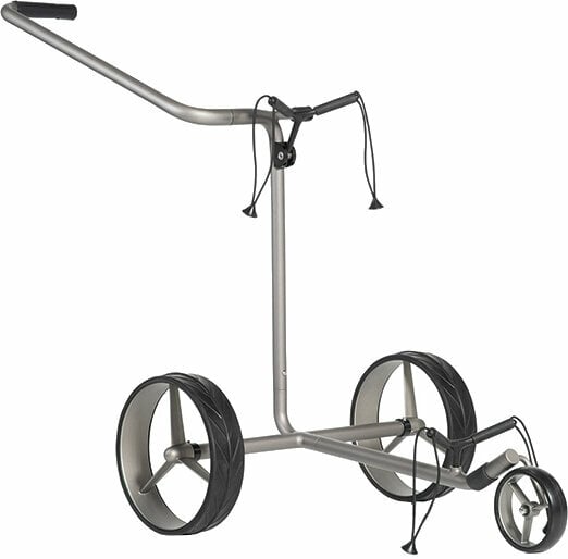 Handmatige golftrolley Jucad Edition S 3-Wheel Silver Handmatige golftrolley