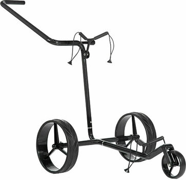 Chariot de golf manuel Jucad Carbon Shine 3-Wheel Shiny Black Chariot de golf manuel - 1