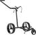 Chariot de golf manuel Jucad Carbon Shine 3-Wheel Shiny Black Chariot de golf manuel