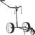 Ročni voziček za golf Jucad Carbon Zebra 3-Wheel White/Black Matt Ročni voziček za golf