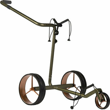Chariot de golf électrique Jucad Carbon Travel 2.0 Verde Rose Chariot de golf électrique - 1