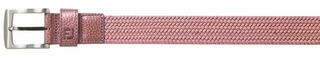 Cinto Footjoy Braided Womens Bright Coral Long Cinto
