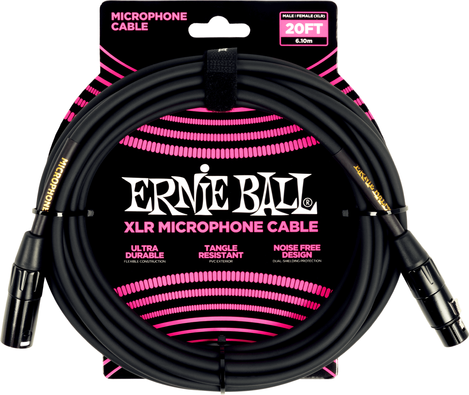 Levně Ernie Ball 6388 Černá 6,1 m