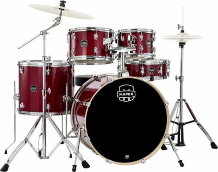 Akustik-Drumset Mapex VE5294FTVM Venus Crimson Red Sparkle - 1