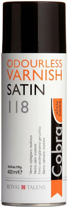 Boja Cobra Varnish Satin Spray Can Boja 400 ml