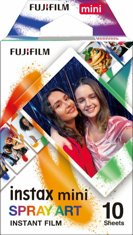 Papel fotográfico Fujifilm Instax Mini Film Spray Art Papel fotográfico