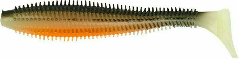 Isca de borracha Fox Rage Spikey Shad Hot Olive UV 9 cm Isca de borracha