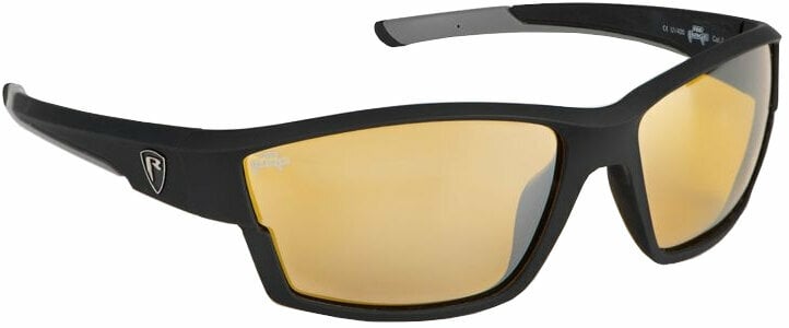 Horgász szemüveg Fox Rage Sunglasses Matt Black Frame/Amber Lense Wraps Horgász szemüveg