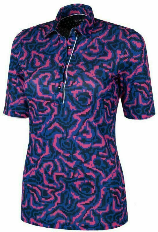 Риза за поло Galvin Green Marissa Ventil8+ Surf Blue/Navy/Pink M