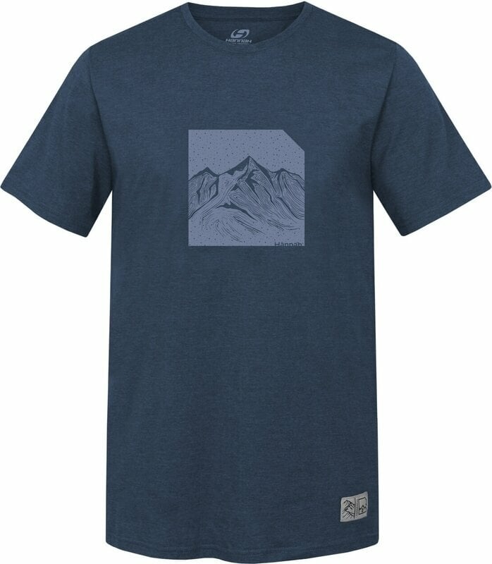 T-shirt de exterior Hannah Grem Man Ensign Blue Mel L T-Shirt