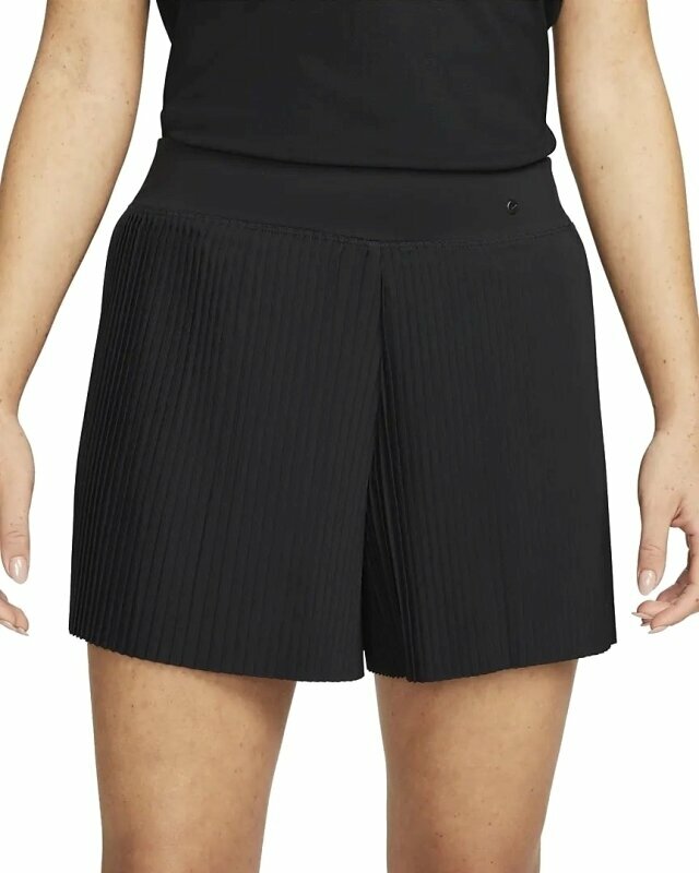Sort Nike Dri-Fit Ace Pleated Womens Shorts Black M