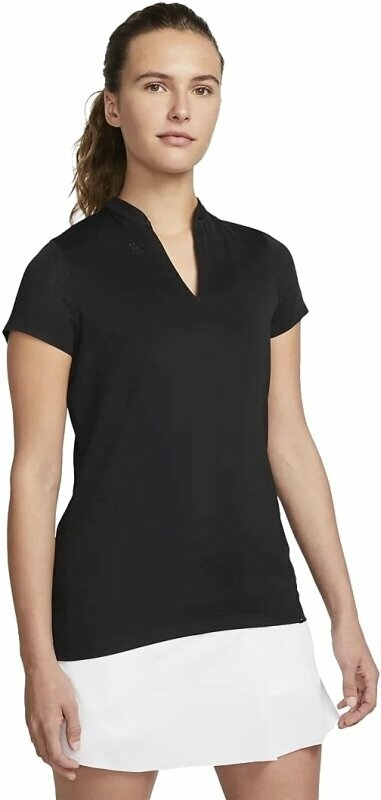 Polo Shirt Nike Dri-Fit Advantage Ace WomenS Polo Shirt Black/White 2XL