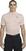 Polo Shirt Nike Dri-Fit Tiger Woods Advantage Stripe Mens Polo Shirt Light Soft Pink/Black 3XL
