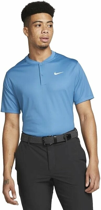 Camiseta polo Nike Dri-Fit Victory Blade Mens Polo Shirt Dutch Blue/White S Camiseta polo