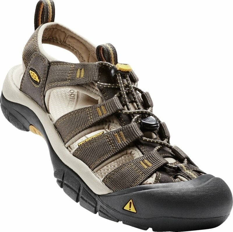 Pantofi trekking de bărbați Keen Men's Newport H2 Sandal Raven/Aluminum 42 Pantofi trekking de bărbați