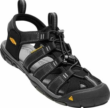 Mens Outdoor Shoes Keen Men's Clearwater CNX Sandal Black/Gargoyle 42,5 Mens Outdoor Shoes - 1