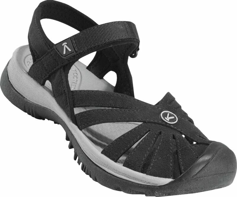 Womens Outdoor Shoes Keen Women's Rose Sandal Black/Neutral Gray 37,5 Womens Outdoor Shoes