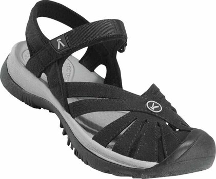 Womens Outdoor Shoes Keen Women's Rose Sandal Black/Neutral Gray 38 Womens Outdoor Shoes - 1