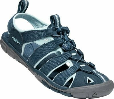 Womens Outdoor Shoes Keen Women's Clearwater CNX Sandal Navy/Blue Glow 38 Womens Outdoor Shoes - 1