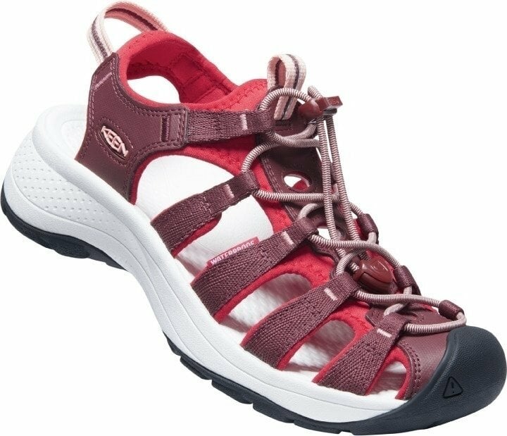 Levně Keen Astoria West Women's Sandals Andorra/Red Dahlia 38 Dámské outdoorové boty