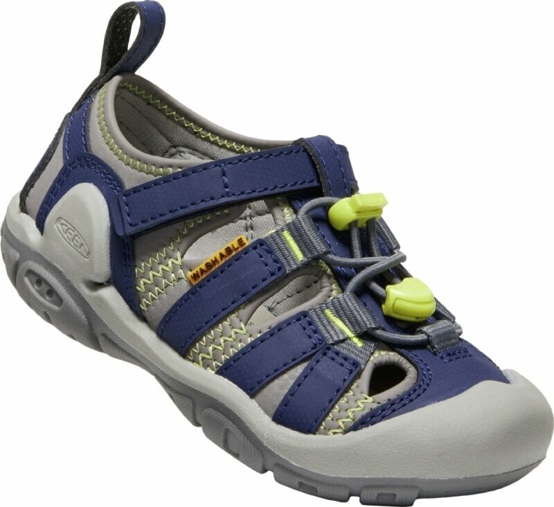 Keen Pantofi de exterior pentru copii Knotch Creek Children Sandals Steel Grey/Blue Depths 30