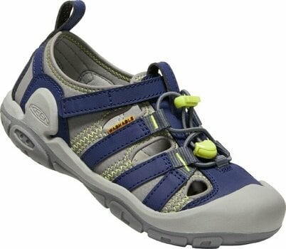 Kids' Hiking Shoes Keen Knotch Creek Youth Sandals Steel Grey/Blue Depths 34 Kids' Hiking Shoes - 1