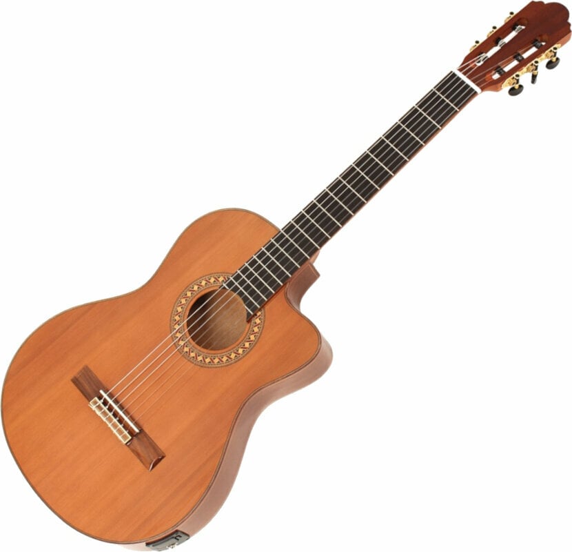 Guitarra clássica com pré-amplificador Höfner HC504 TCE 4/4 Natural
