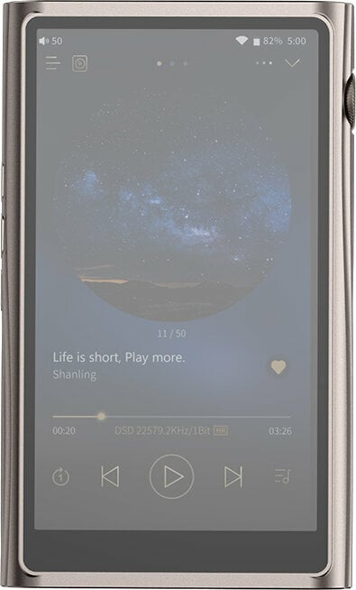 Kompakter Musik-Player Shanling M7 Titanium 128 GB Silver