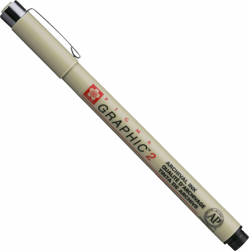 Technical Pen Sakura Pigma Graphic 2 Technical Pen Black 2 mm 1 pc