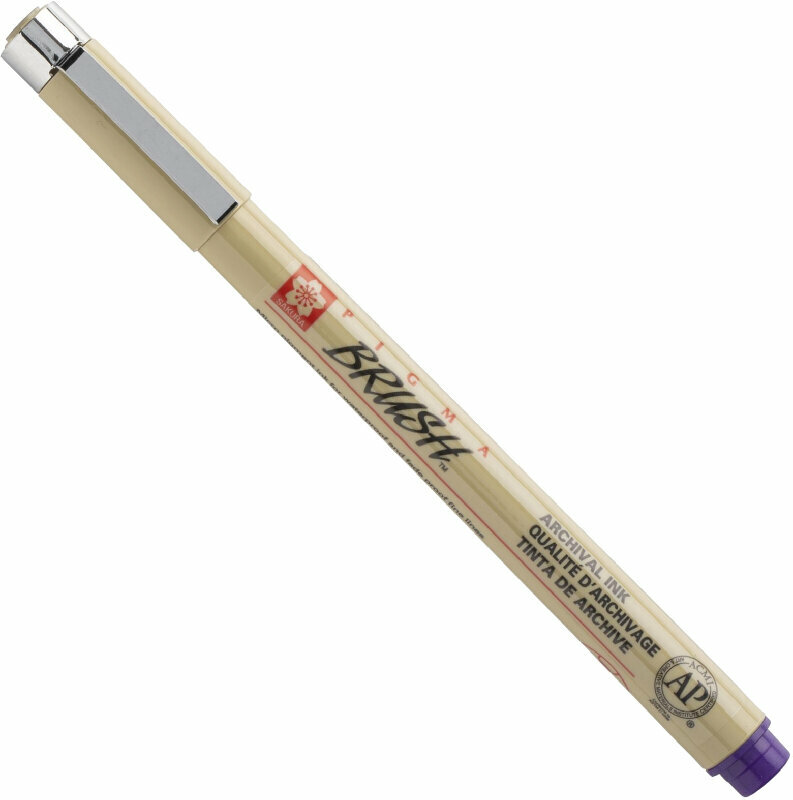 Technische pen Sakura Pigma Brush Purple