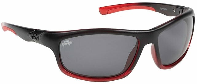 Visbril Fox Rage Sunglasses Transparent Red/Black Frame/Grey Lense Visbril